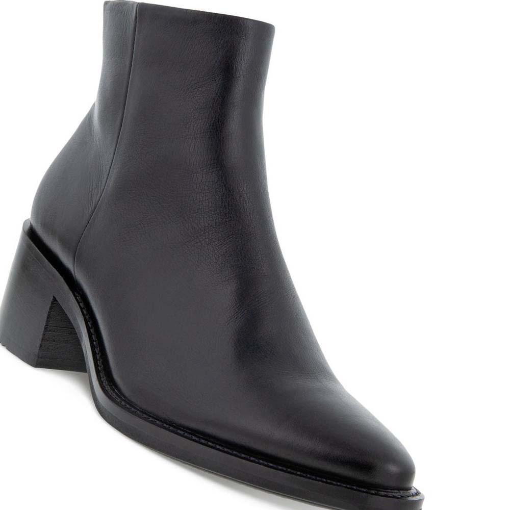 Women's Ecco Shape 35 Sartorelle Ankle Mid Boots Black | Canada 29PJJ